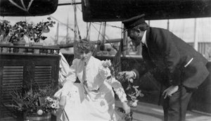 Portrait de Simonne Legrand-Menier (1881-1972) et Gaston Menier (1855-1934) - Unknown